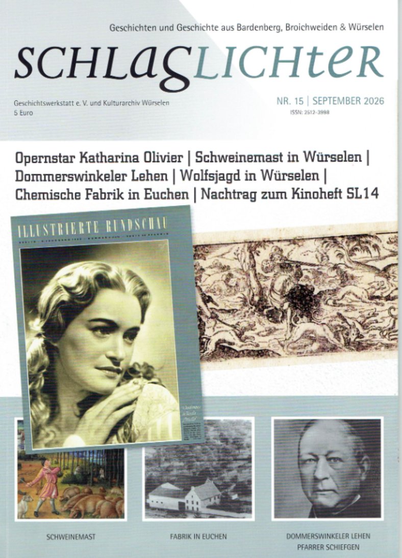 Titelseite der 15. Ausgabe der Schlaglichter